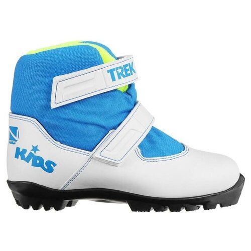 фото Ботинки лыжные детские trek kids 2 nnn, цвет белый, лого синий, размер 37