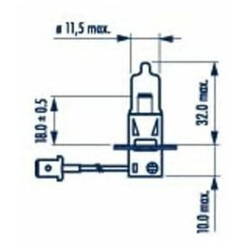 фото Лампа накаливания, основная фара narva 48335