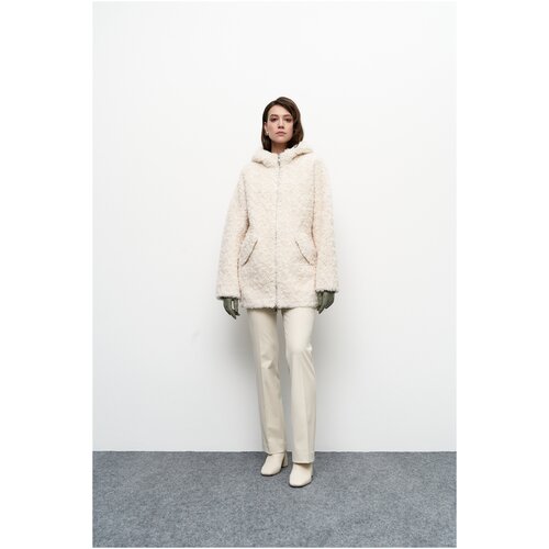 Куртка silverfox, оверсайз, размер 52, белый
