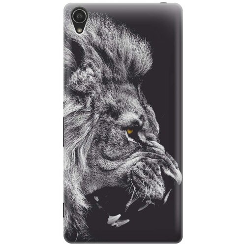 фото Силиконовый чехол на sony xperia z3 / сони иксперия зет 3 с принтом "морда льва" gosso