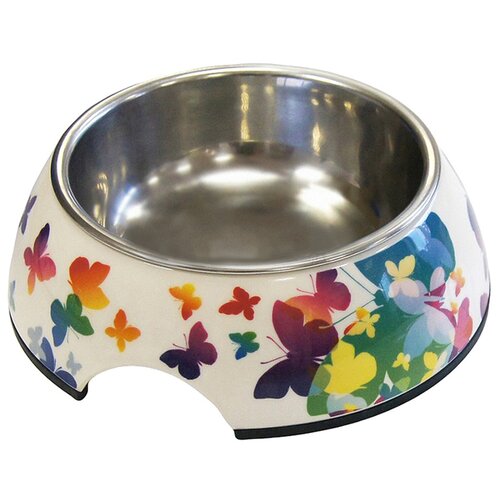 SuperDesign миска на меламиновой подставке 