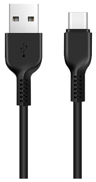 Дата-кабель Hoco X20 USB-Type-C (2.4 А) 2 м, черный