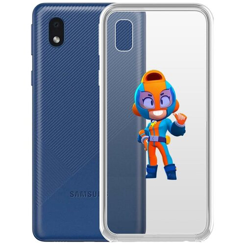 фото Чехол-накладка clear case brawl stars-gt макс для samsung galaxy a01 core (a013) krutoff group