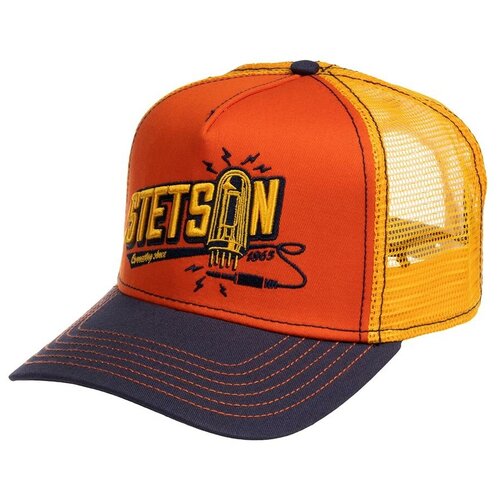 фото Бейсболка stetson арт. 7751167 trucker cap connecting (оранжевый), размер uni