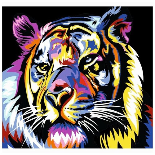 Фреска «Тигр» А3