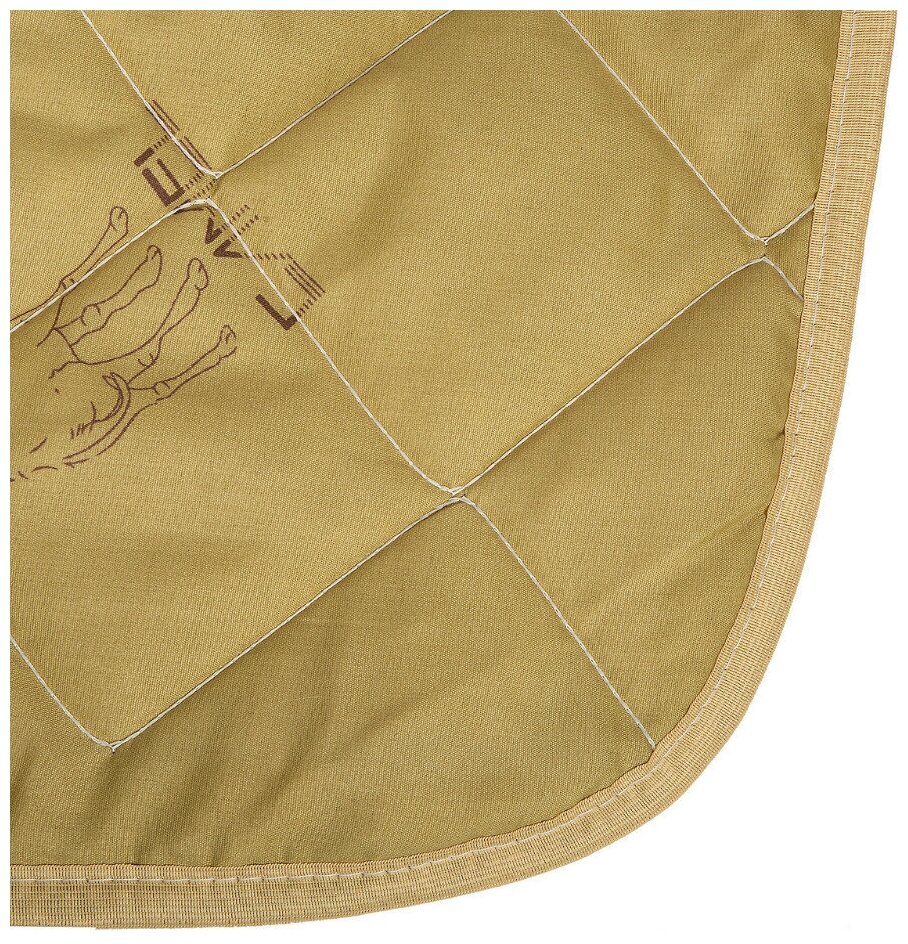 Одеяло "Верблюд" пэ 150г/м2 чемодан с наполнителем "шерсть верблюжья" (размер 200*215) - фотография № 2