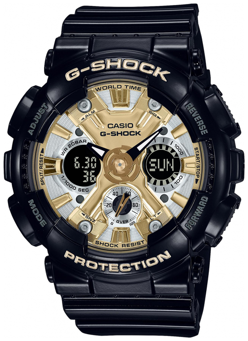 Наручные часы CASIO G-Shock, золотой, серебряный