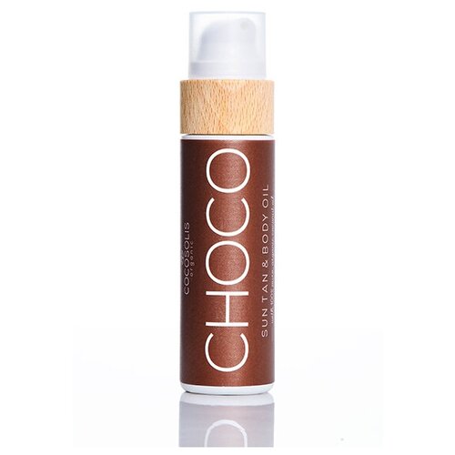 фото Био масло для загара choco suntan & body oil. cocosolis