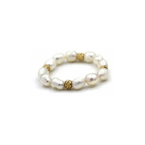 Кольцо WHITE DREAM из белого речного жемчуга, р-р 16