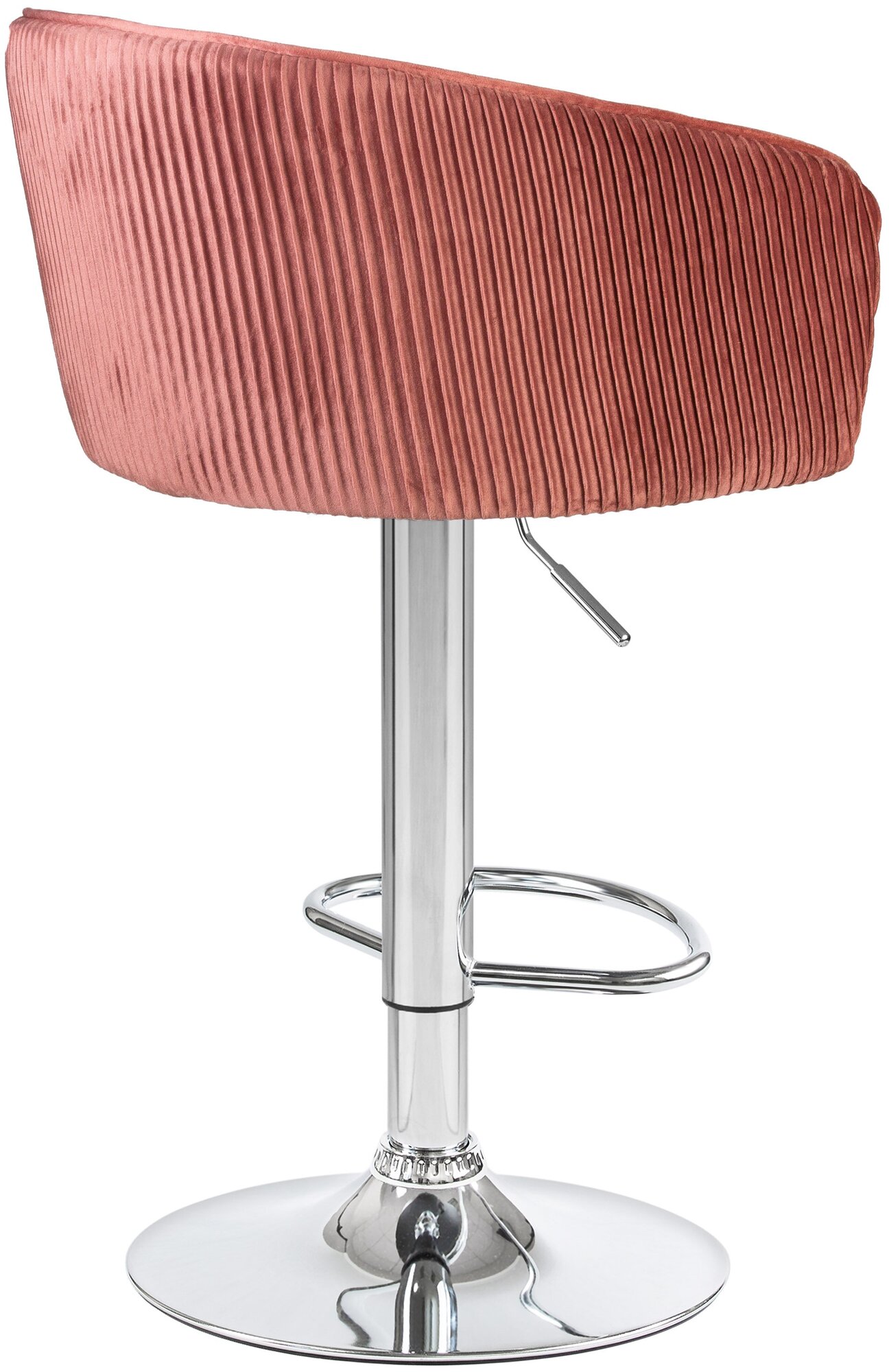 Барный стул DARCY LM-5025 бронзово-розовый велюр - фотография № 4