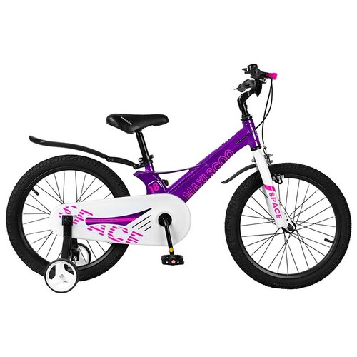 фото Детский велосипед maxiscoo , серия "space", стандарт,18", фиолетовый