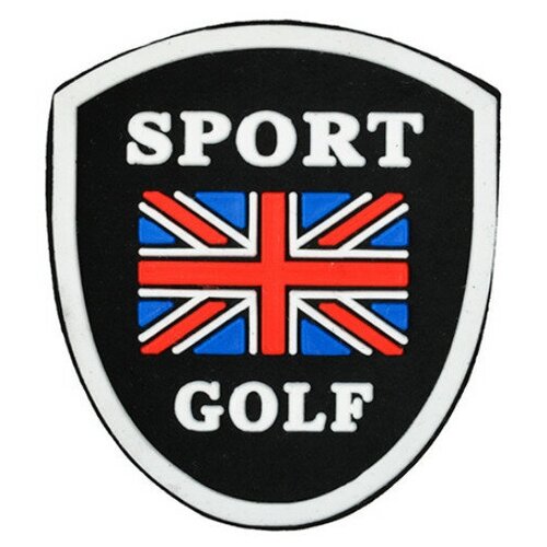Аппликация пришивная Sport Golf , 3,5х4 см, 20 штук, цвет: мульти, арт. TBY. SHEV.13 тканевая пришивная аппликация сова фотограф размер 17 13 см 1шт упак
