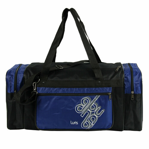 фото Сумка дорожная luris, 55х26х55 см, плечевой ремень, водонепроницаемая, синий