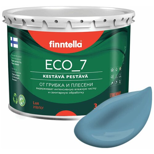 Краска акриловая finntella Eco_7 Anti Plesen матовая meri aalto 2.7 л