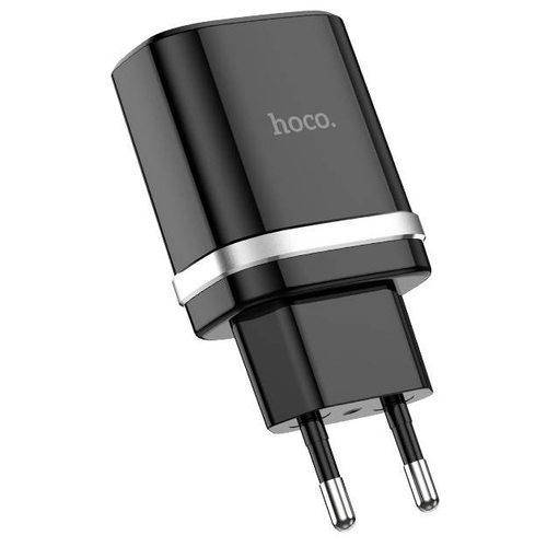 Сетевая зарядка HOCO C12Q Smart, черный