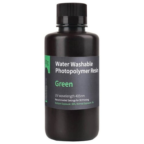 Фотополимер Elegoo Water Washable Resin зеленый 1 л