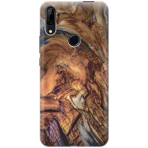 фото Силиконовый чехол на huawei p smart z / y9 prime (2019) / honor 9x / 9x premium / хуавей п смарт зет / у9 прайм (2019) / хонор 9х / 9х премиум с принтом "деревянный узор gosso