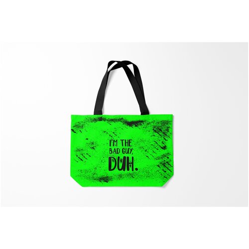 фото Сумка-шоппер / 46х35 см / разная музыка / billie eilish im the bad guy duh burnettie