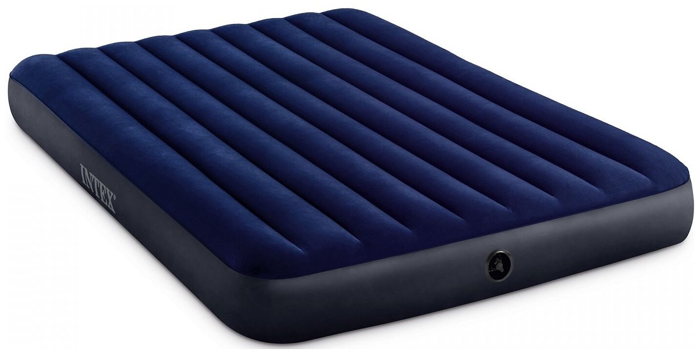 Надувной матрас Intex Classic Downy Airbed 64759, синий