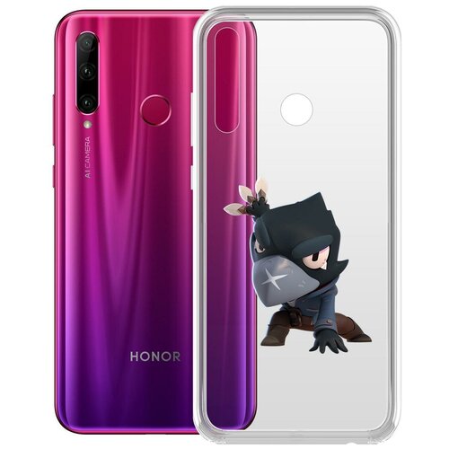 фото Чехол-накладка clear case brawl stars-ворон для honor 10i krutoff group