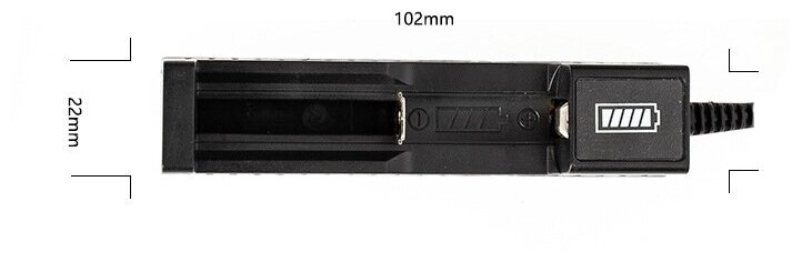 Зарядное устройство USB для аккумуляторов типа ( 18650 37V ) - (14500 37V )