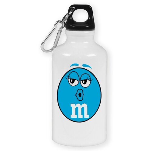 фото Бутылка с карабином coolpodarok "яйцо синие (есть пара)"