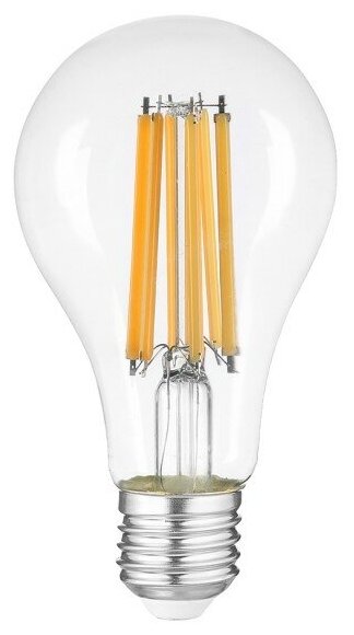 Светодиодная лампа груша PLED OMNI A65 15w E27 4000K CL 230/50 Jazzway, цена за 1 шт.