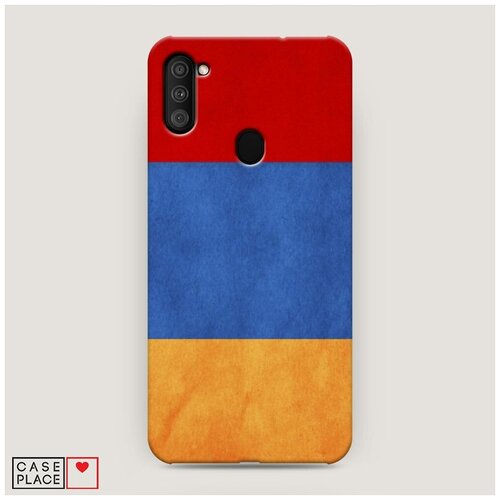 фото Чехол пластиковый samsung galaxy a11 флаг армении case place