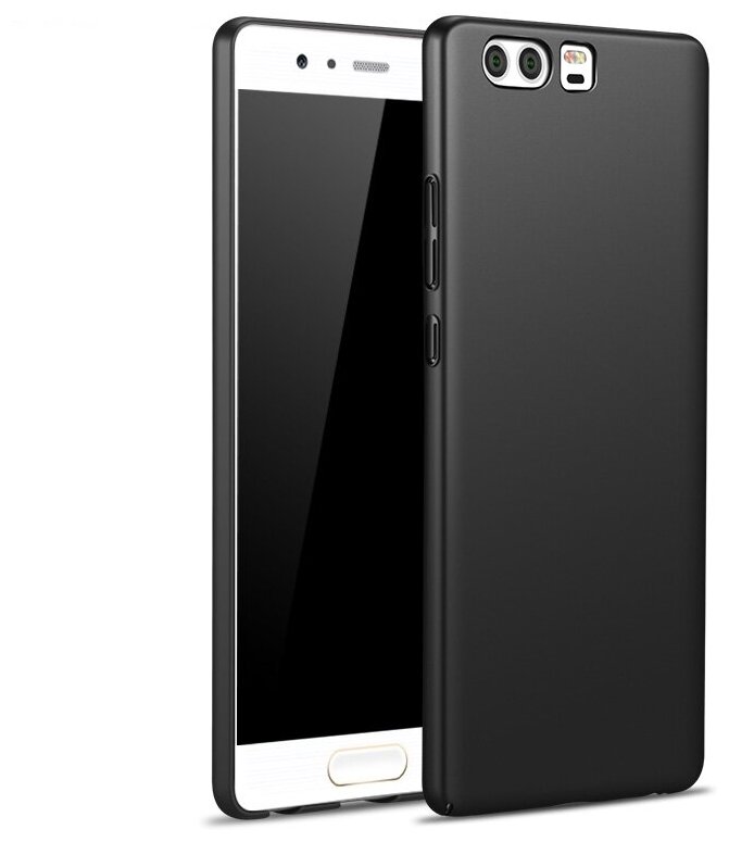 Чехол панель-крышка-накладка MyPads для Huawei P10 Plus из тончайшего и прочного пластика черная