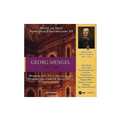 Mengel. Miserere - Musica canterey Bamberg