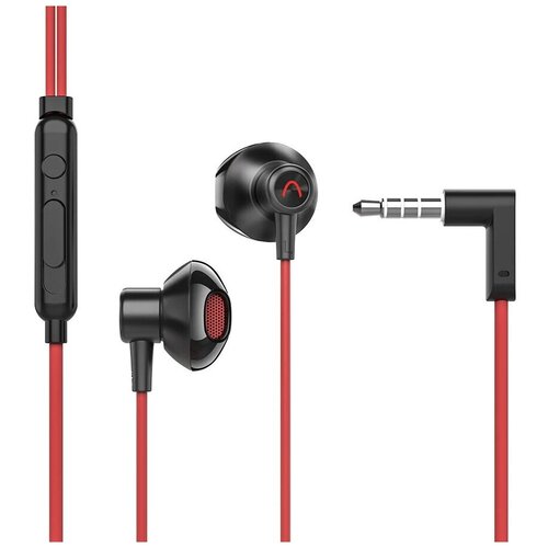 фото Наушники blitzwolf airaux aa-he1 3.5mm in-ear headphones earphone black + red
