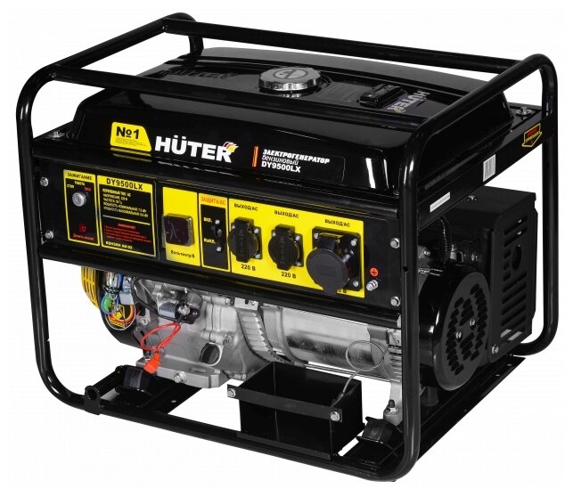 Бензиновый генератор Huter DY9500LX (8000 Вт)