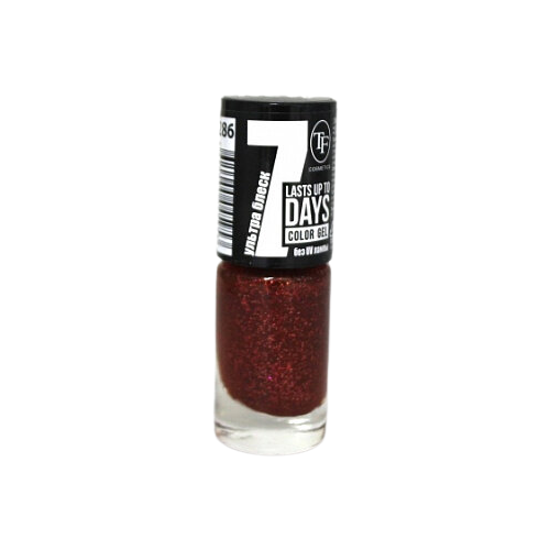 TF Cosmetics лак для ногтей 7 days Color Gel, 8 мл, №286 праздничный