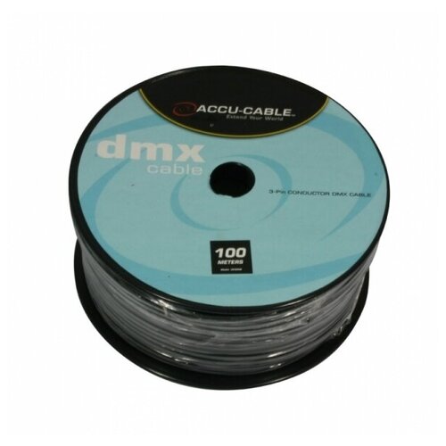 DMX кабель ADJ AC-DMXD3/100R, 100 м adj ac dmxd5 100r