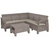 Комплект мебели угловой Keter Corfu Relax set (17202123) коричневый, 227815 - изображение