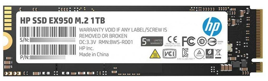 SSD накопитель HP EX950 1ТБ