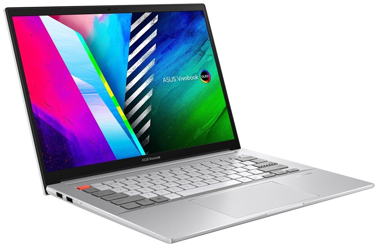 14 Ноутбук ASUS VivoBook Pro 14 N7400PC-KM024W 2880x1800 Intel Core i5 31 ГГц RAM 8 ГБ SSD 512 ГБ GeForce RTX 3050 Windows 11 Home 90NB0U44-M02770 серебристый