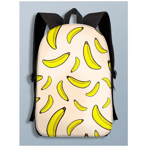 фото Рюкзак банан (фрукт, желтый, арт, школьный рюкзак, рюкзак с рисунком, принт) - 200 а3 p brutbag