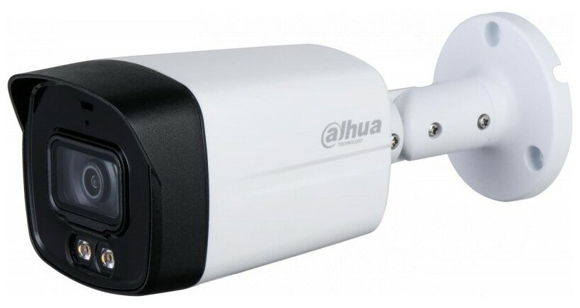 Видеокамера Dahua уличная цилиндрическая Full-color Starlight 2Mп; 1/2.8” CMOS; объектив 2.8мм - фото №1