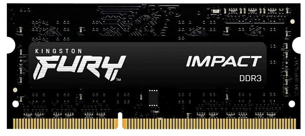 Оперативная память Kingston SO-DIMM DDR3L 4Gb 1866MHz pc-15000 FURY Impact (KF318LS11IB/4)