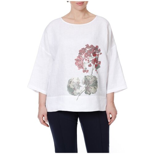 Туника  Piero Moretti,  размер 52, белый