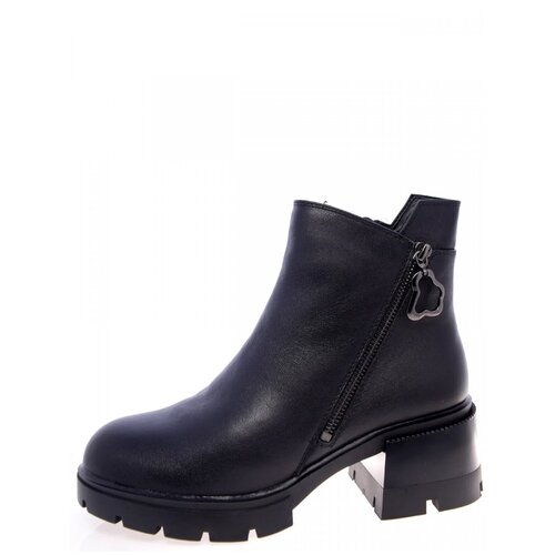 фото Respect vs12-141506v женские п/сапоги черный натуральная кожа зима, размер 37