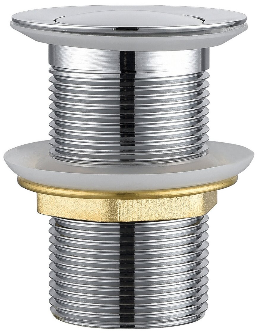 фото Донный клапан 1 1/4" для раковины (без перелива) Click-Clack, RoundLine для раковины Elghansa WBT-111, цвет хром