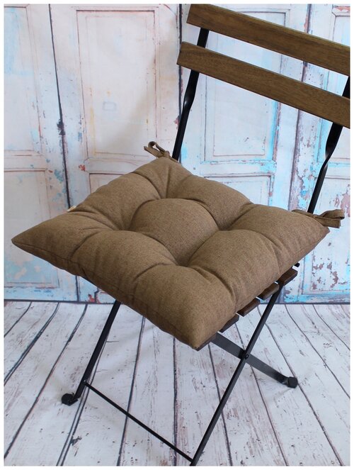 Подушка на стул MATEX Melange, 42x42 см, песочный