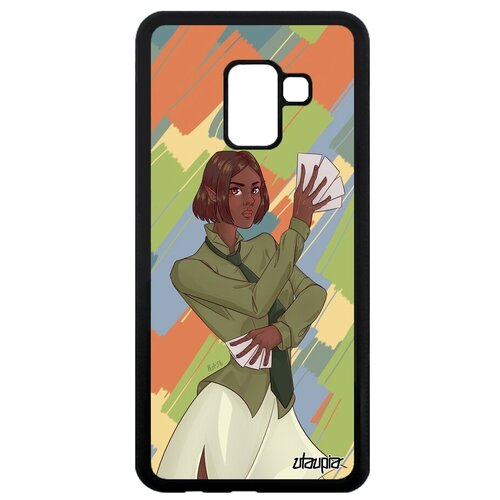 фото Защитный чехол на телефон // galaxy a8 2018 // "фокусник" фокус стиль, utaupia, цветной