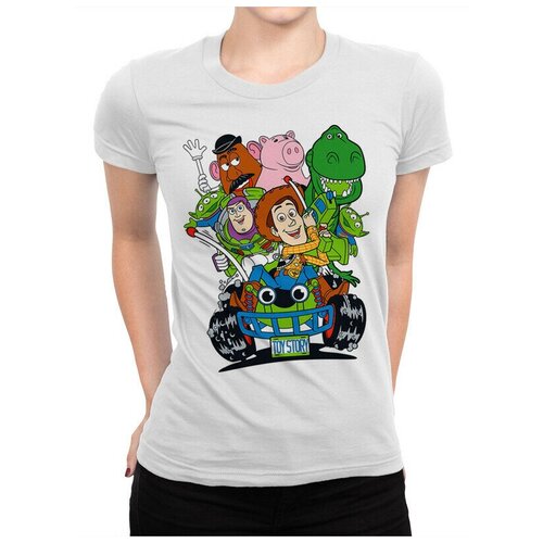 фото Футболка design heroes игрушки герои женская белая l