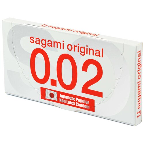 Купить 3 шт. Ультратонкие полиуретановые презервативы Sagami №3 Original 0.02 Sag9177, бесцветный