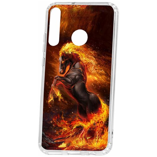 фото Чехол на huawei p40 lite e / honor 9c kruche print конь огонь / чехол для huawei / чехол с рисунком / чехол с принтом / чехол для хонор / чехол для хуавей / бампер на хуавей / чехол накладка для хонор / противоударная накладка для honor huawei / защита для honor / защита на huawei / cиликоновый чехол для huawei honor / пластиковый чехол на huawei / защитный чехол для honor / чехольчик / защита телефона / ударопрочный чехол кruче