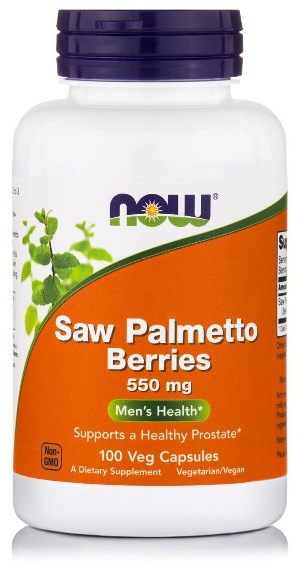 Капсулы NOW Saw Palmetto Berries