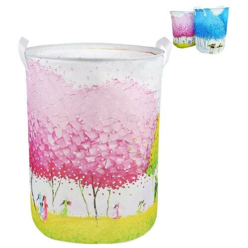 фото Корзина для игрушек наша игрушка цветущий сад, с ручками, 35*45 см (zxl2019061101-14)